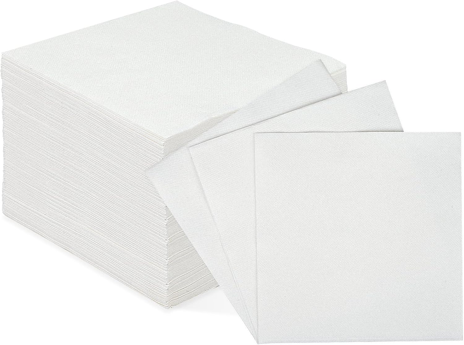 100 PCS Bulk Compostable Paper Napkins for Parties, Wedding, Dinner 2Ply, Eco