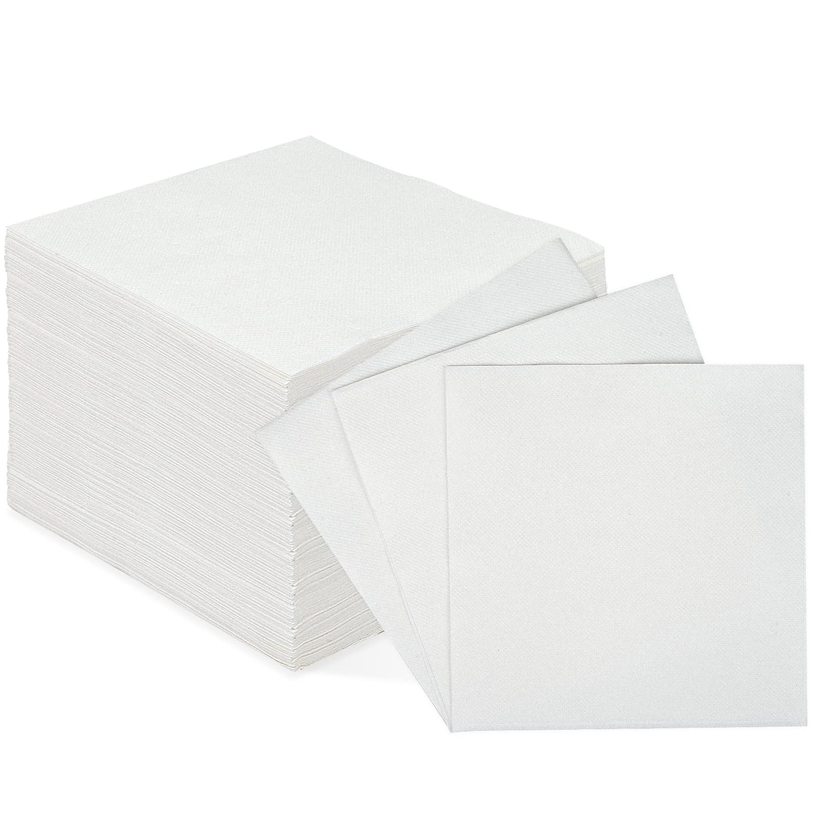 Bambus-Papierservietten – 250 Stück, 2-lagig, 40,6x40,6 Cm, Biologisch Abbaubar, Umweltfreundlich