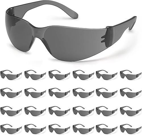 ATERET Gafas de seguridad, policarbonato resistente a los arañazos ANSI Z87.1 lente resistente a los impactos