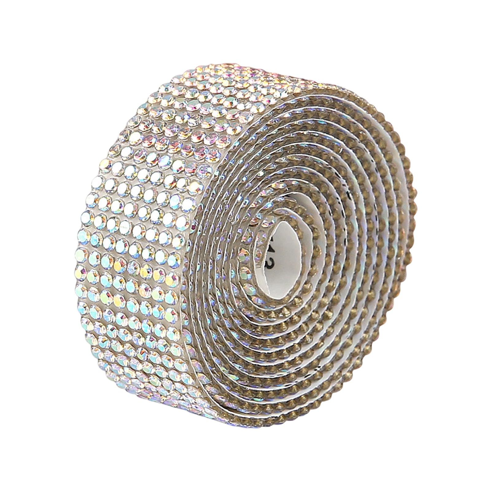 carotoe Rhinestones Adhesive Strips for Jewelry and Home Decoration Without Tool Required Fabric Adhesive Stone Ribbon