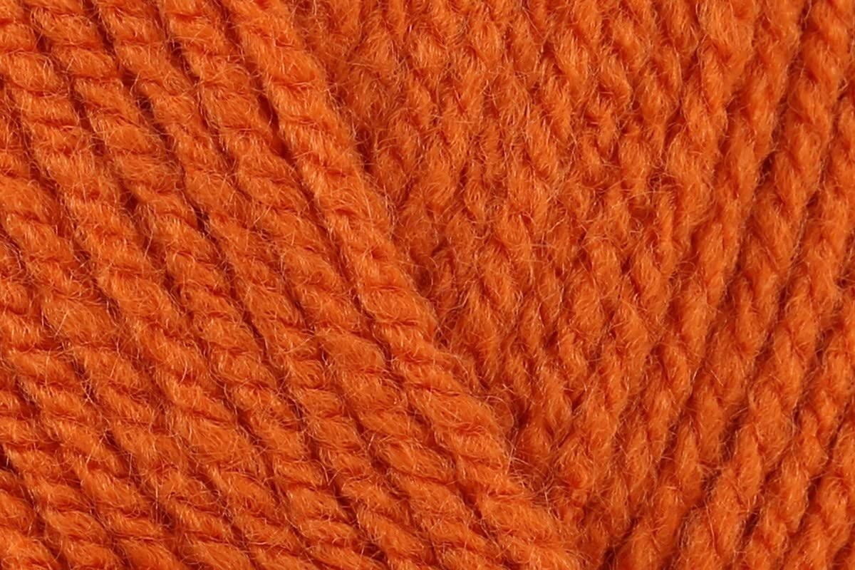 Sirdar Hayfield Bonus DK Crochet Yarn, 100% Acrylic Double Knitting Wool for Jumpers Toys Sweaters - 100g Balls - Burnt Orange (647) - Pack of 3