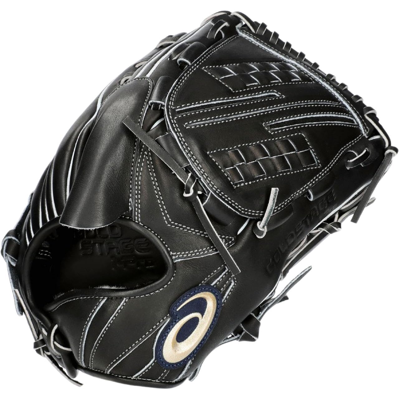黒い硬式グローブ ピッチャー用アシックス アシックス(asics) 野球 硬式グローブ 投手用 ゴールドステージ