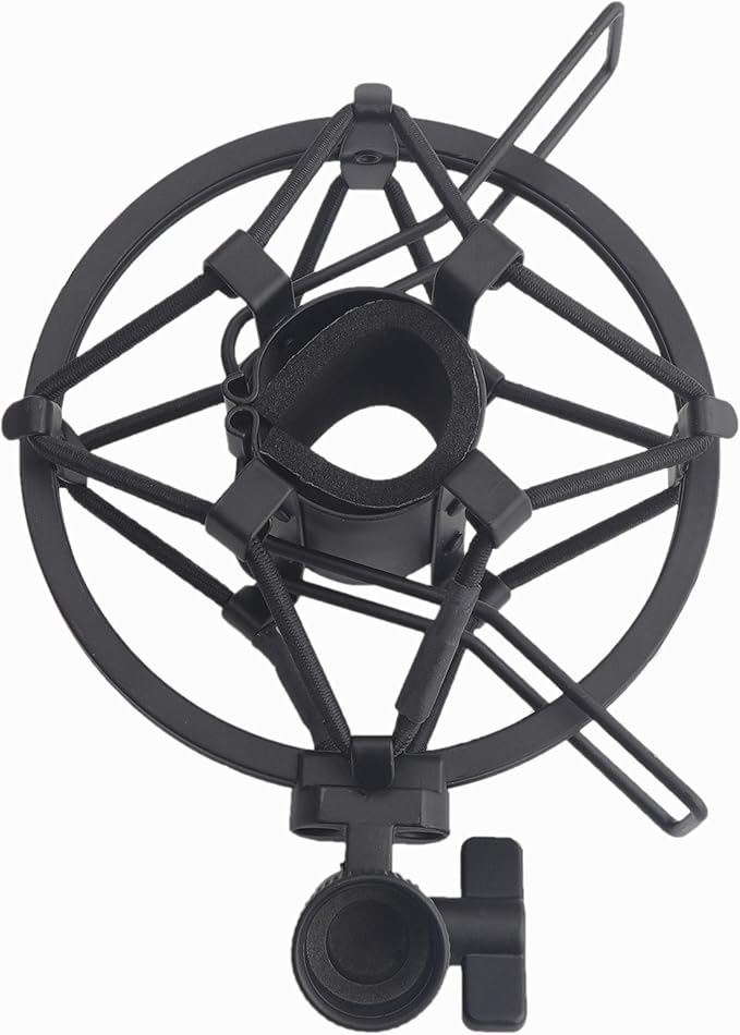 Amazon.co.jp AORO マイクショックマウント マイクホルダー 汎用 カメラ ショックマウント サスペンションホルダー 振動防止