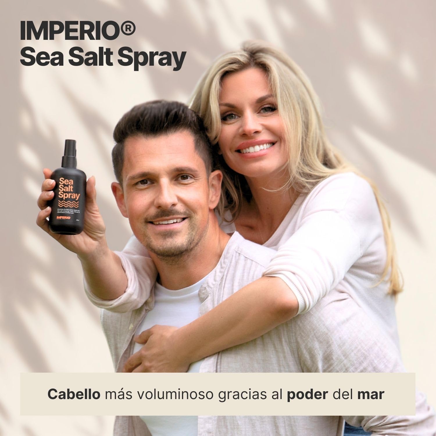 IMPERIO Sea Salt Spray - 250ml Spray Sal Marina Pelo para Más Volumen Y Textura Estable - Perfectas Ondas Surferas, Más Volumen y Agarre con Poder del Mar - Fragancia Unisex