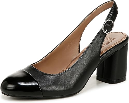 Naturalizer Womens Gallent Pointed Toe Kitten Heel Pump