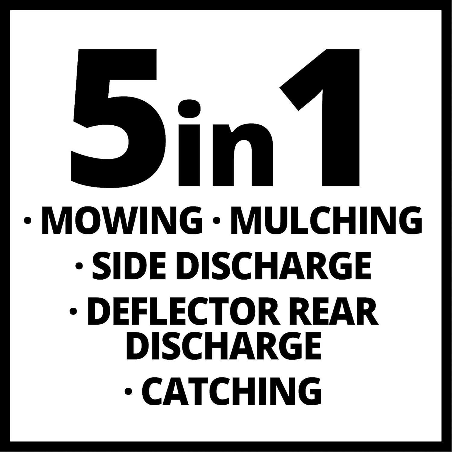Graphic indicating 56 cm cutting width