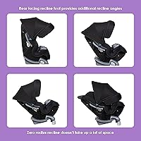 Vista 6 de Baby Trend Cover Me™ - Asiento convertible 4 en 1 para automóvil, color luna oscura