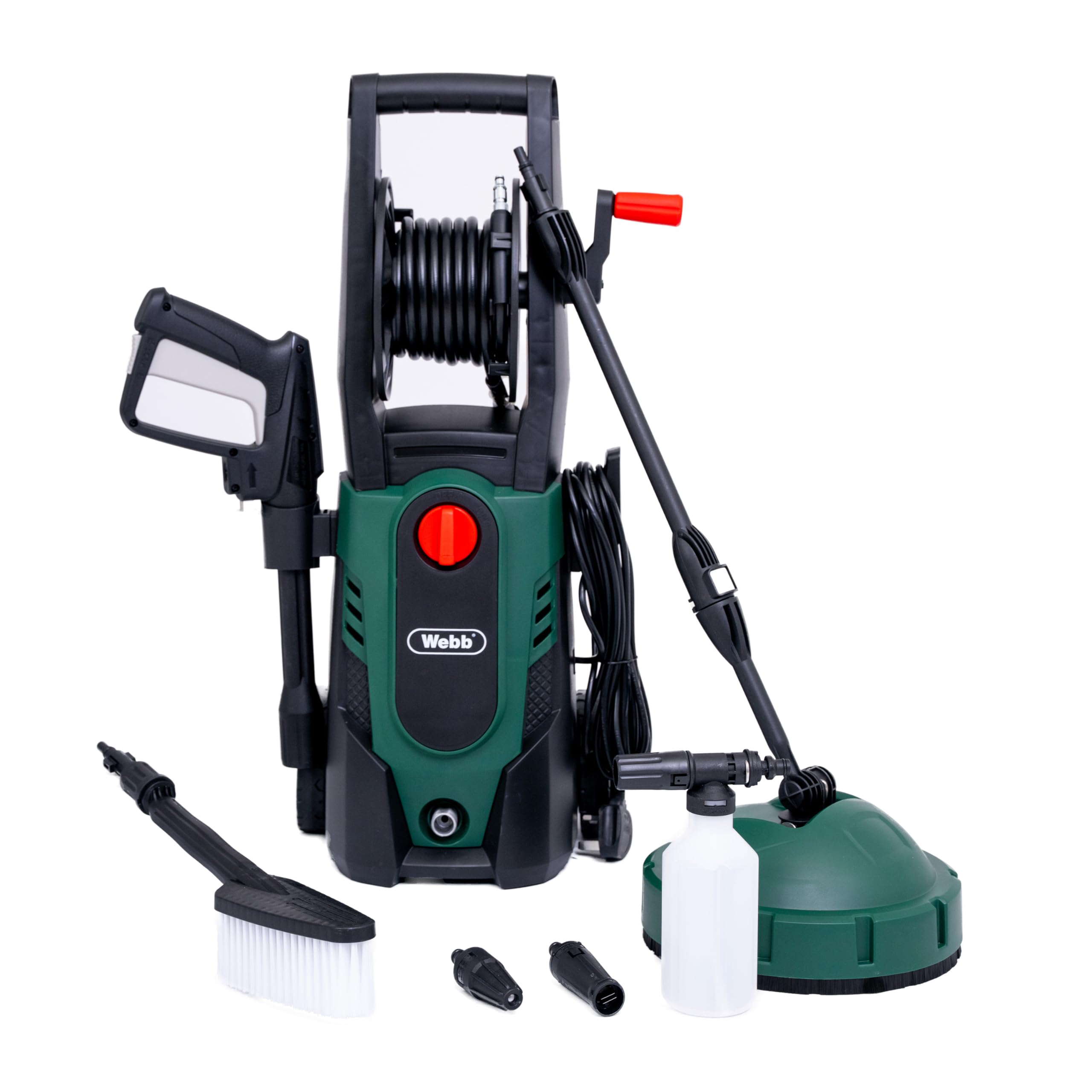 Webb WEPW1500 120 Bar Pressure Washer & Accessories