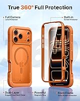 Vista 71 de Diaclara - Funda diseñada para iPhone 15 Plus de 6.7 pulgadas, transparente, cuerpo completo, con protector de pantalla, resistente de protección