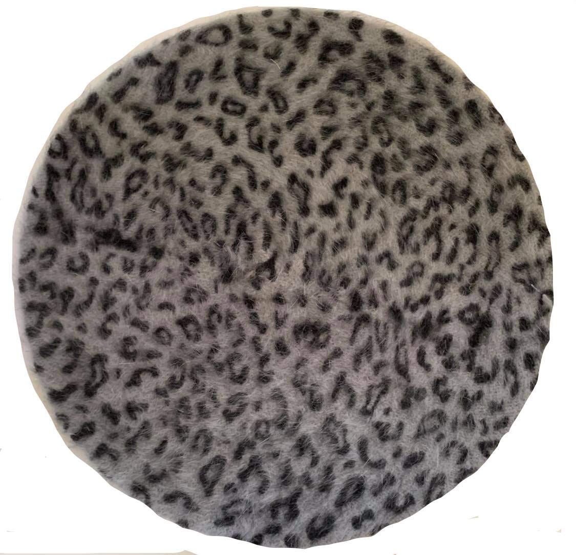 Helen's Hats/LemonAngora Leopard Print Beret by Helen's Hats