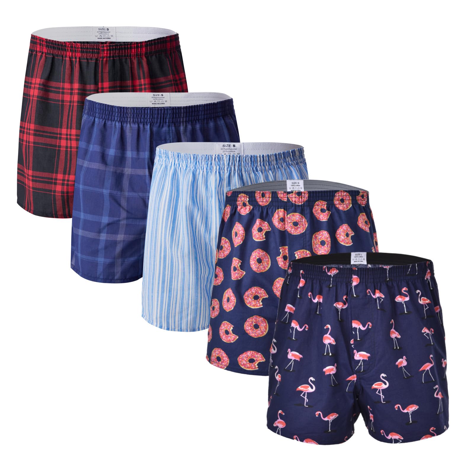 DORSU Boxers for Men Pack - 5 Pack