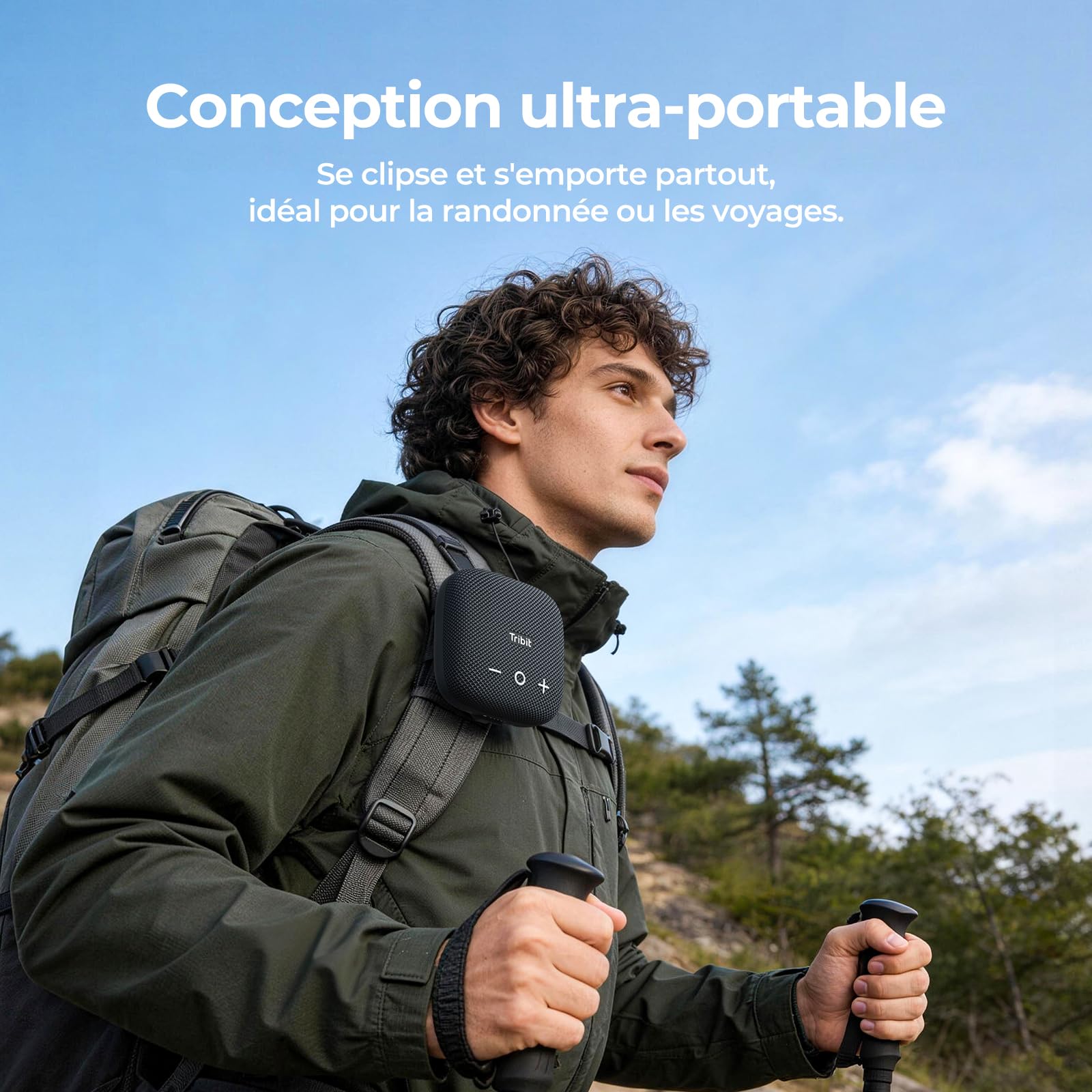 Tribit StormBox Micro 2 Enceinte Bluetooth Portable, 10 W Son Puissant