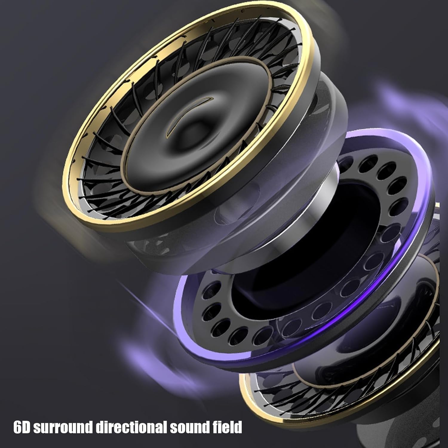 Sound Revv Auriculares Inalámbricos con Clip para la Oreja, Conducción Esquelética y Ósea (Negro)