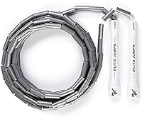 Vista 9 de Elite Jumps Cuerda de saltar con cuentas de núcleo para adultos, cuerda de saltar de entrenamiento, cuerda de saltar con cuentas para ejercicio