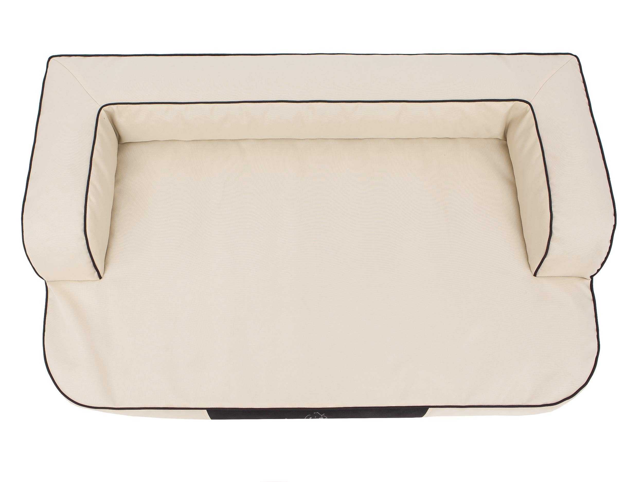 Cuccia per cani e gatti, cuccia per animali domestici, cuscino per cani, letto per cani, cuscino per cani, materasso per animali domestici, colore ecru, L – 80 x 48 cm