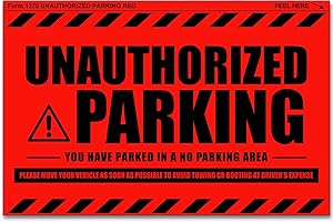 Parking Violation Stickers Hard to Remove: Keep Your Property Private