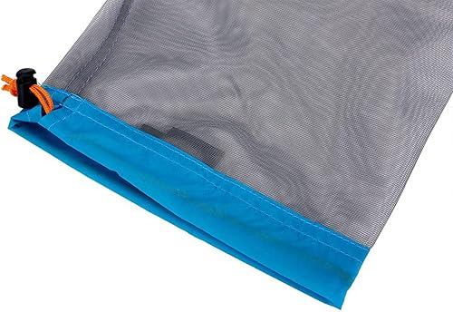 VGEBY1 Bolsa de almacenamiento de malla para camping, bolsa de almacenamiento ultraligera de nailon con cordón para almacenamiento de cosas para