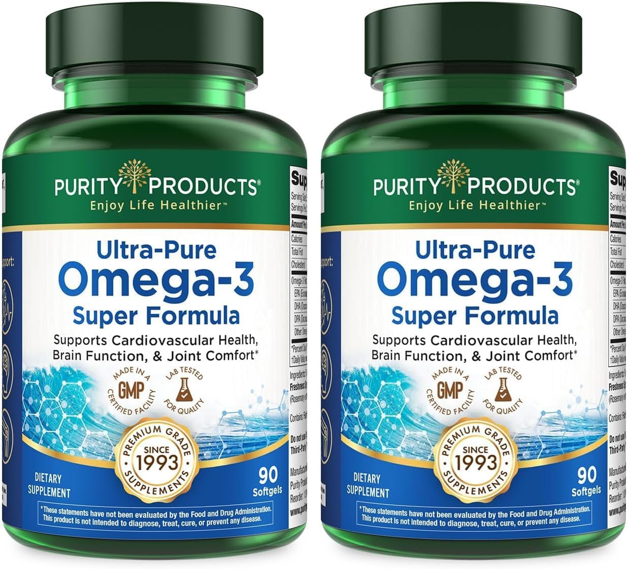 Purity Products - Ultra Pure Omega 3 Super Formula 90 Softgels