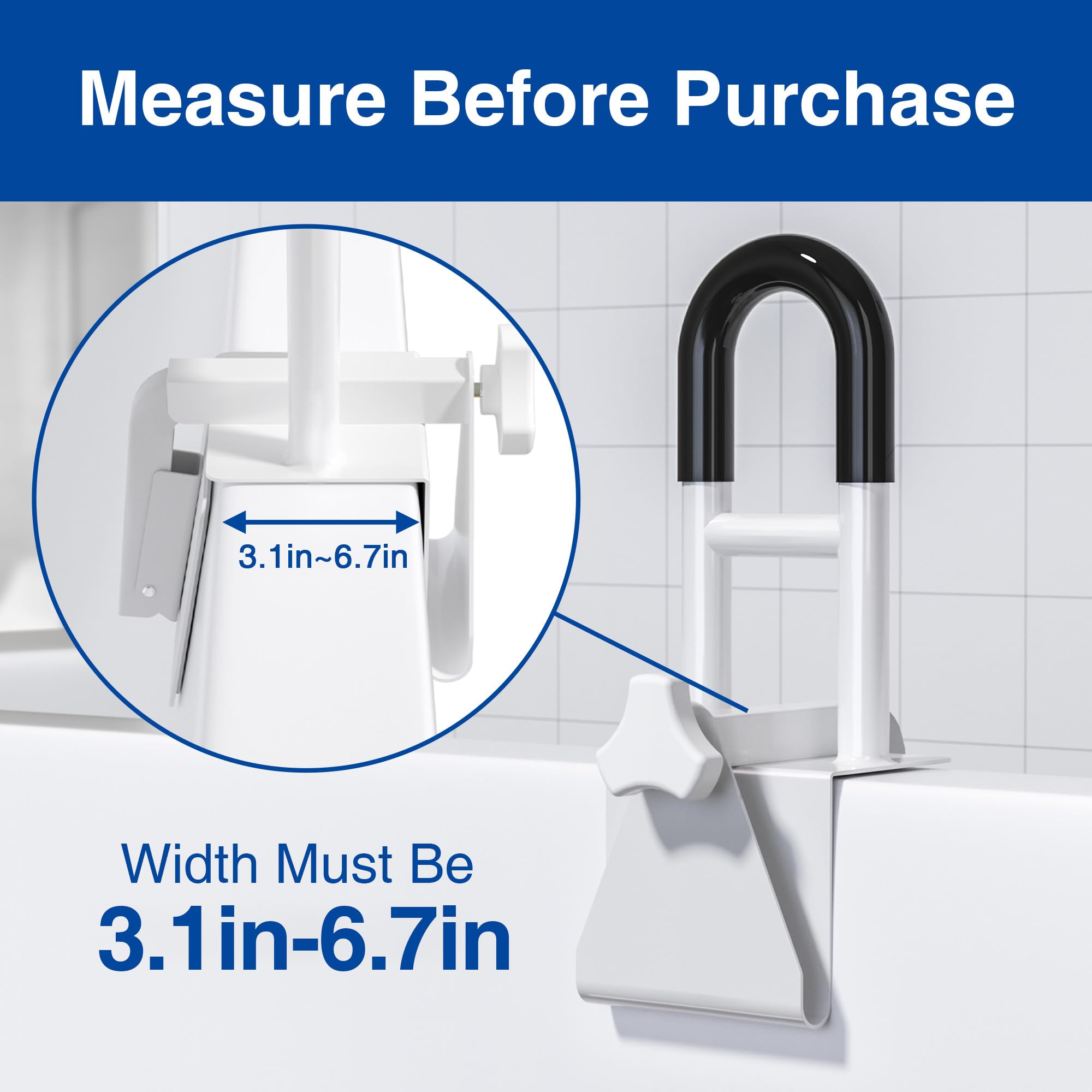 Barra di sicurezza per vasca da bagno