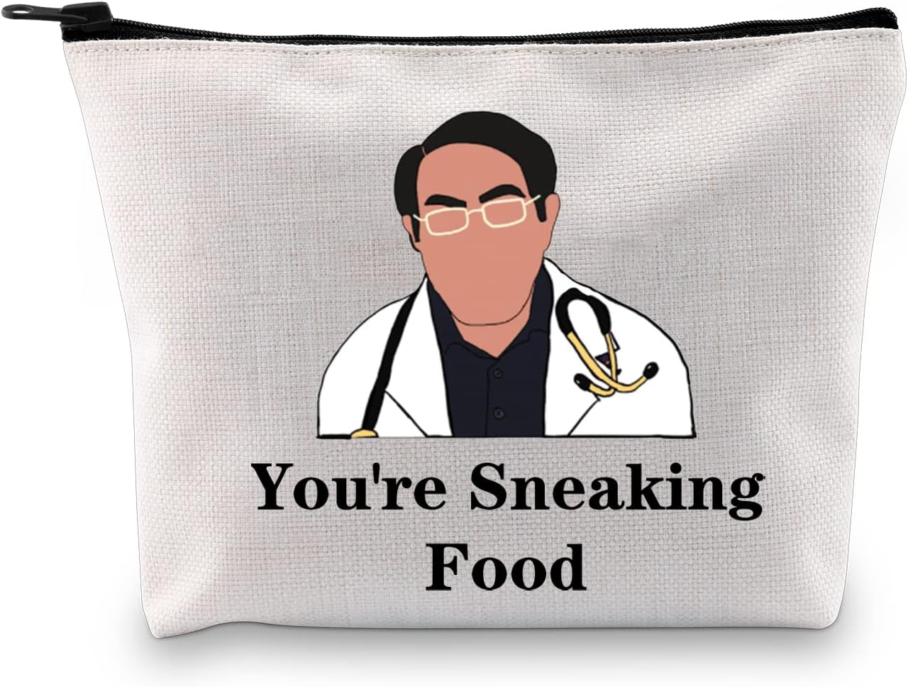 JXGZSOFunny Weight Loss Gift Dr Now Cosmetic Bag You're Sneaking Reality TV Show Inspired Gift