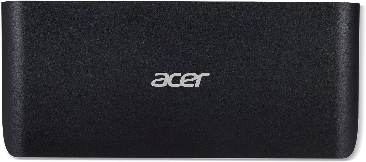 Acer NP.DCK11.01D 135 W USB Type-C Docking Station Adaptor with EU Power Cord - Black