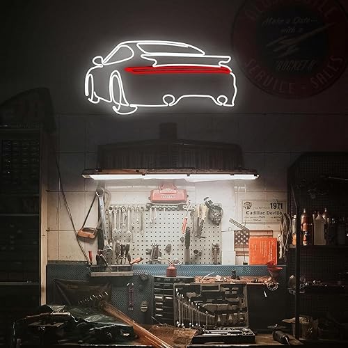 Miniatura 5 de Letrero de neón para pared, decoración de pared de automóvil, dormitorio, garaje, decoración de pared de automóvil, decoración de pared de neón,