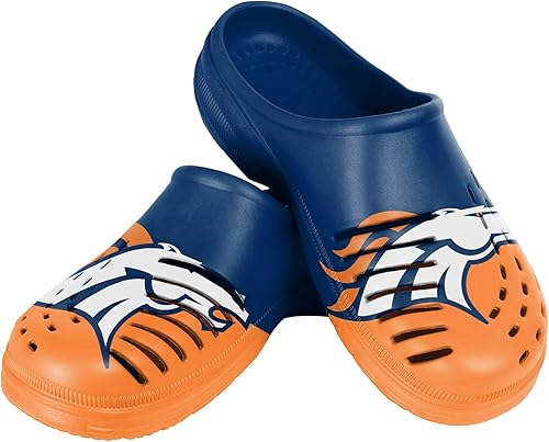 Miniatura 244 de FOCO - Sandalias de agua de jardín con logotipo de equipo de la NFL, para hombre Camuflaje tonal,logotipo grande de bloque