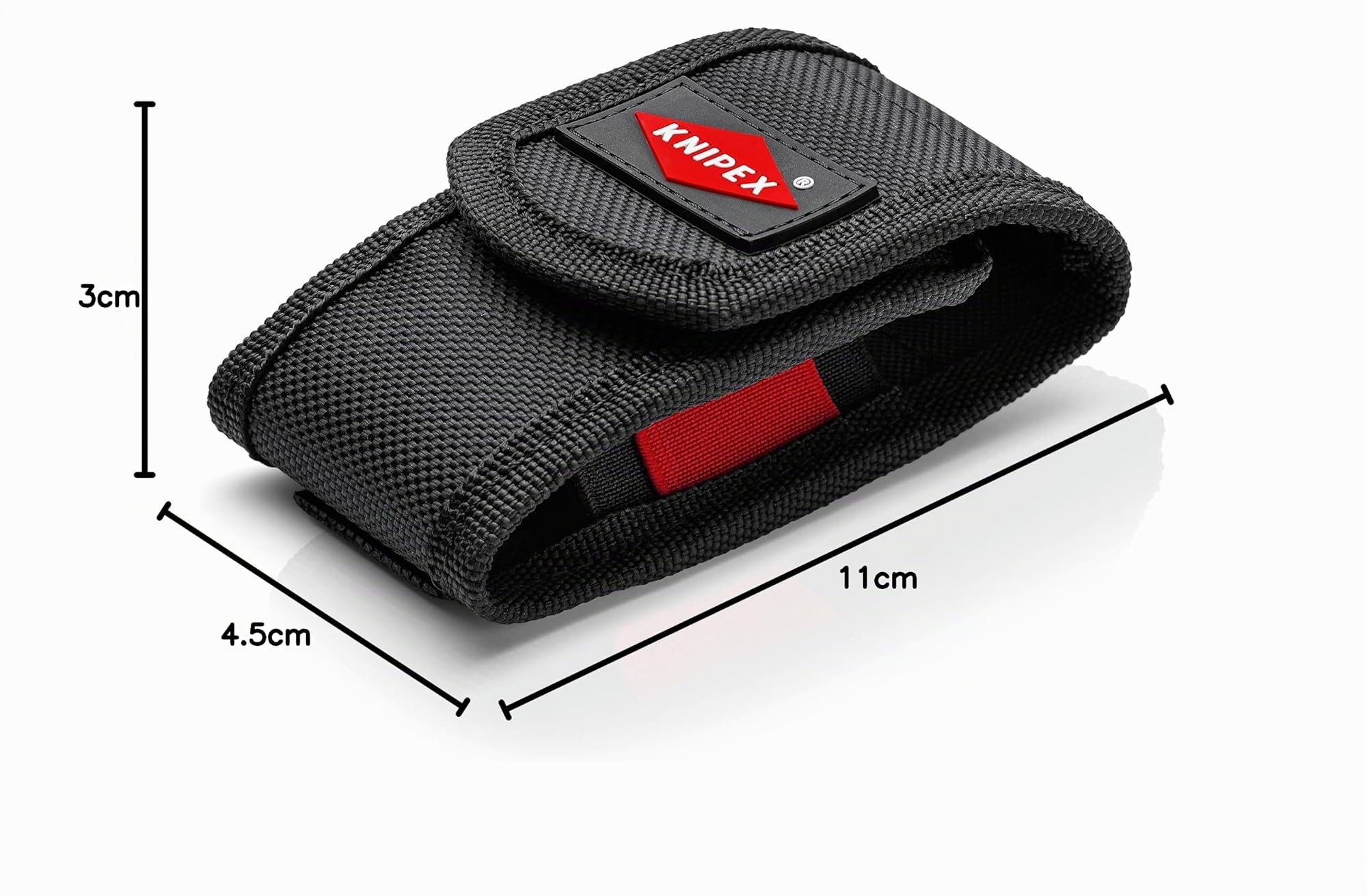 KNIPEX Marsupio portautensili XS per KNIPEX Cobra XS e pinza chiave XS senza utensili 40 mm, 00 19 72 XS LE