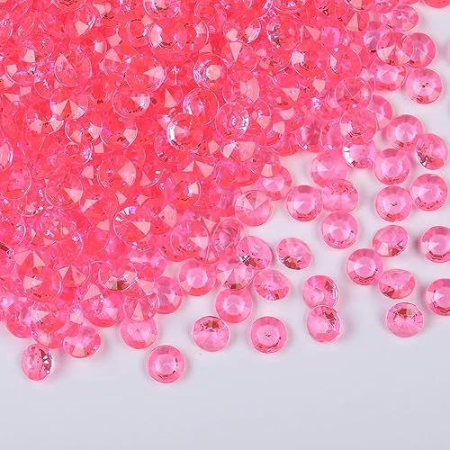 Miniatura 18 de 1000 piezas de gemas acrílicas de plástico, diamantes acrílicos falsos, cuentas de relleno de jarrón, cristales de diamantes sintéticos, joyas