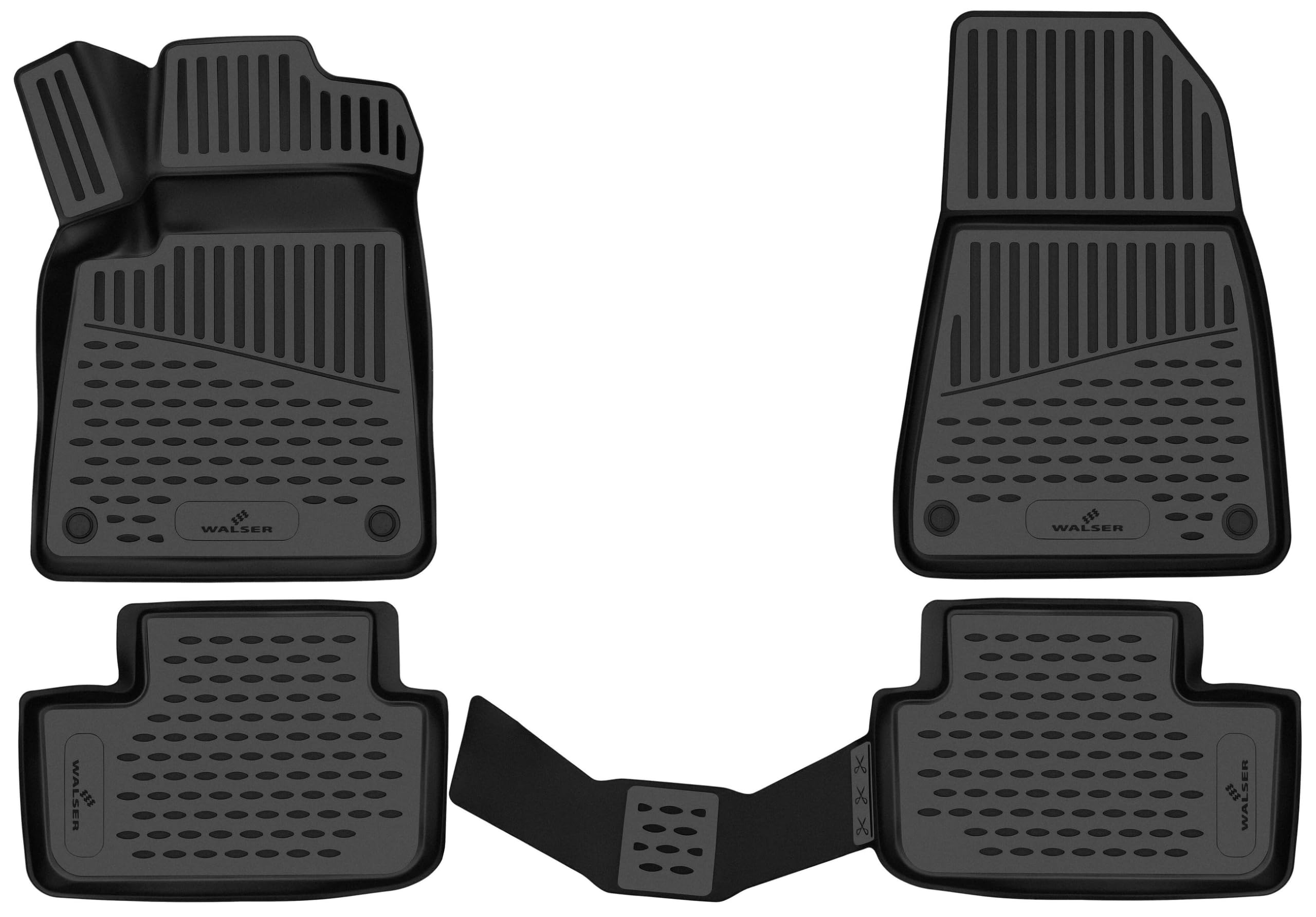 Tapis de sol Polestar 2 caoutchouc imperméable WALSER XTR