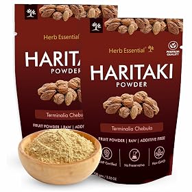 Herb Essential Haritaki Powder 200g, Pack of 2 (100g Each), Detox Cleanse