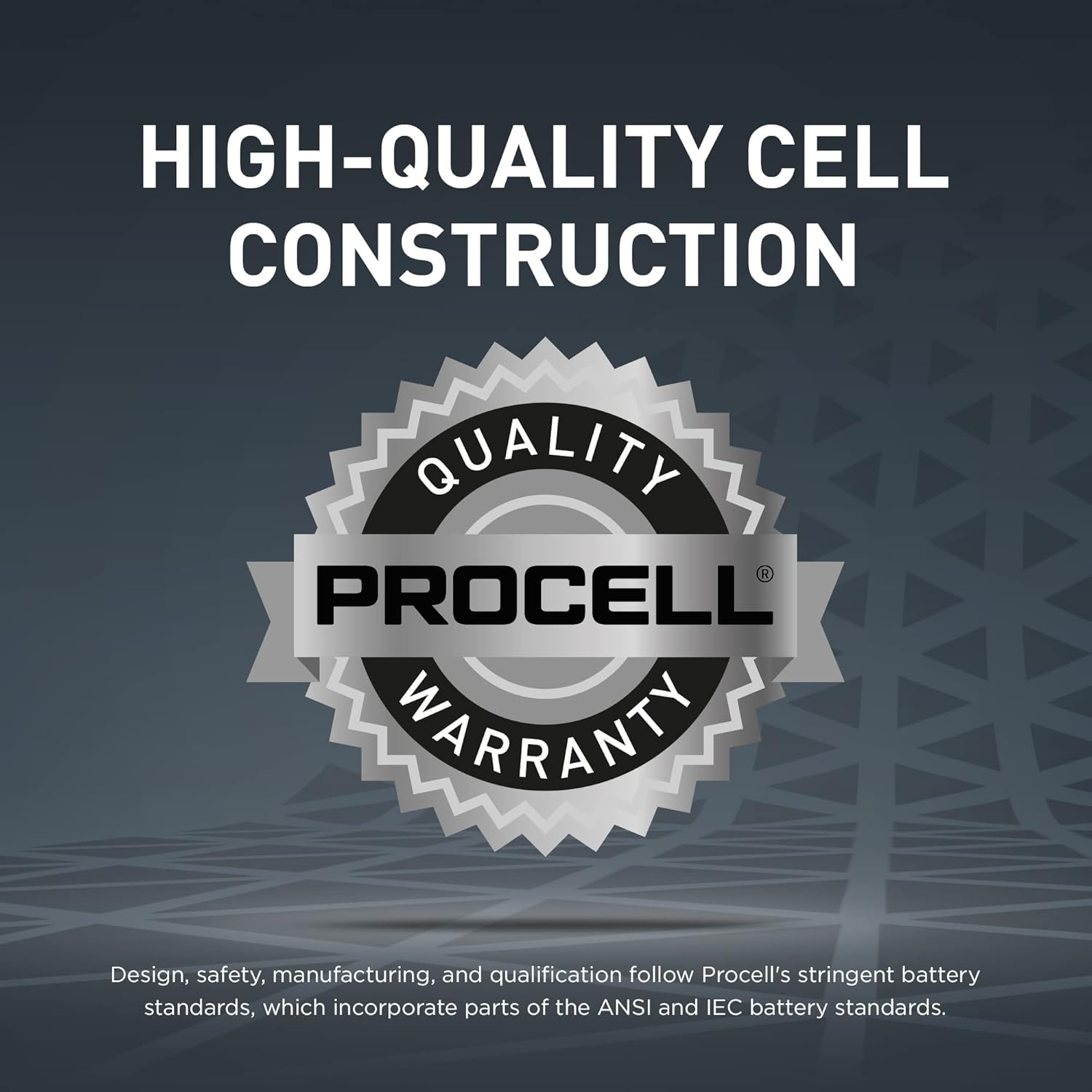 Procell Alkaline Intense Power AA, 1.5V Batteries Pack of 24