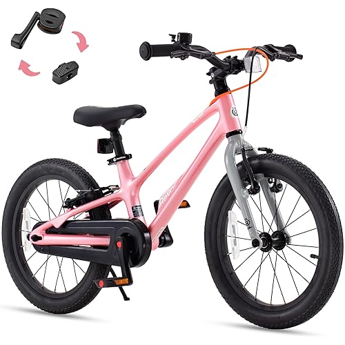 RoyalBaby Astro Magnesium EZ-Shark Ultra-Light Kids Bike Lightweight Alloy Children Sport Bicycle 14/16/18 Inch Wheel for Boys Girls Ages 3+ Years