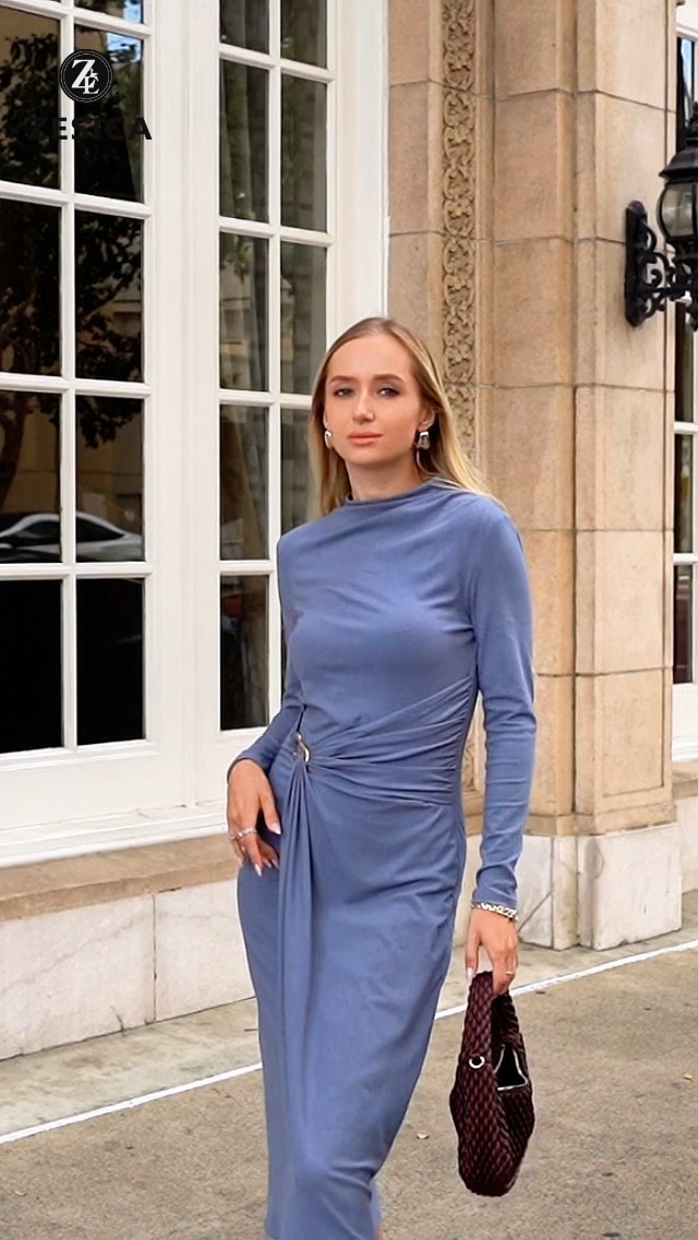 Amazon.com: ZESICA Women's 2026 Spring Long Sleeve Bodycon Dress Mock Neck  Wedding Guest Cocktail Party Long Midi Dresses Black X-Small : Clothing,  Shoes & Jewelry