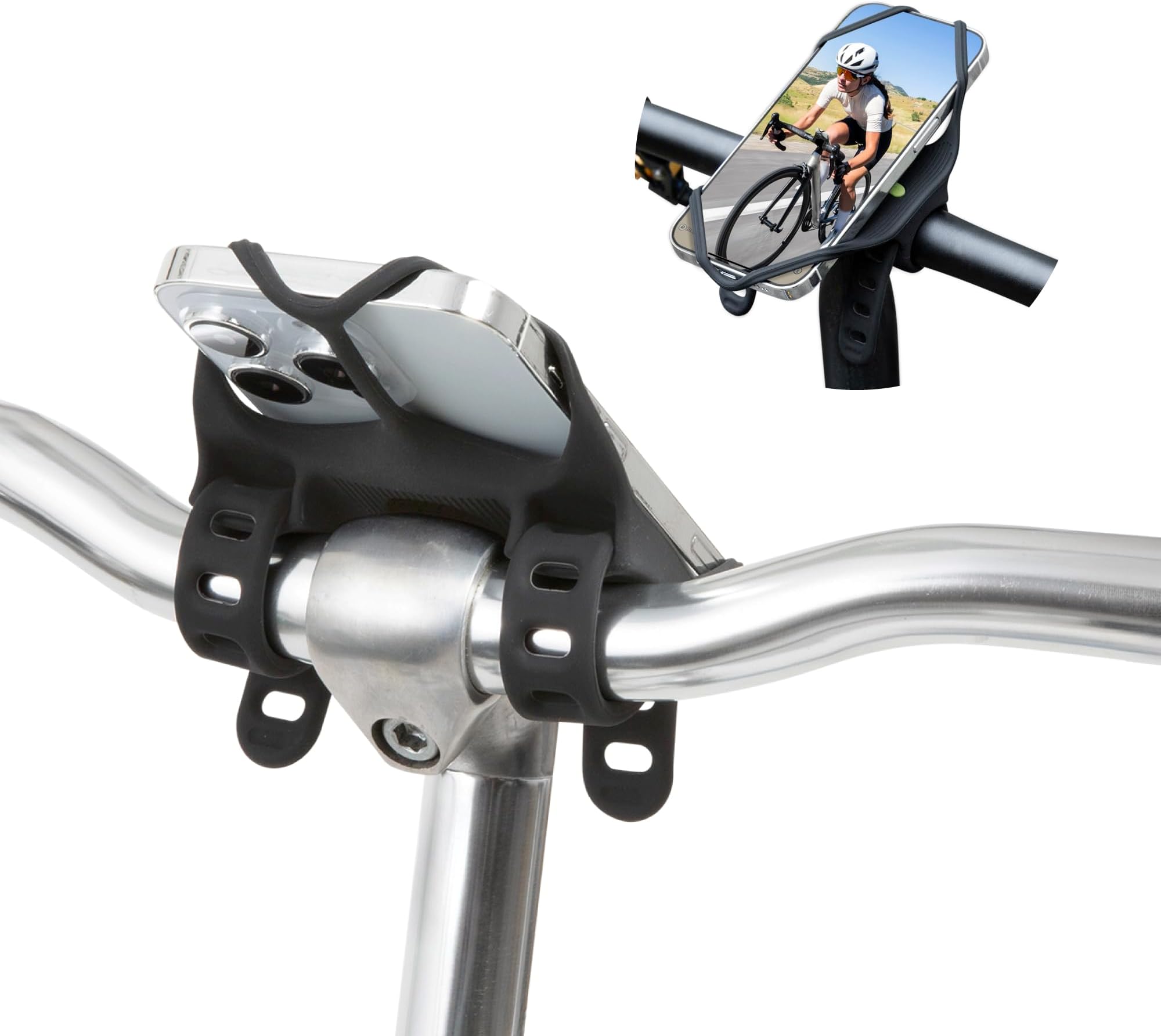 Soporte Magnético Serie Q Para Bicicleta Y Moto – Liberación Rápida, Aluminio Con 14 Imanes N52, Rotación 360° Y Adaptador Adhesivo