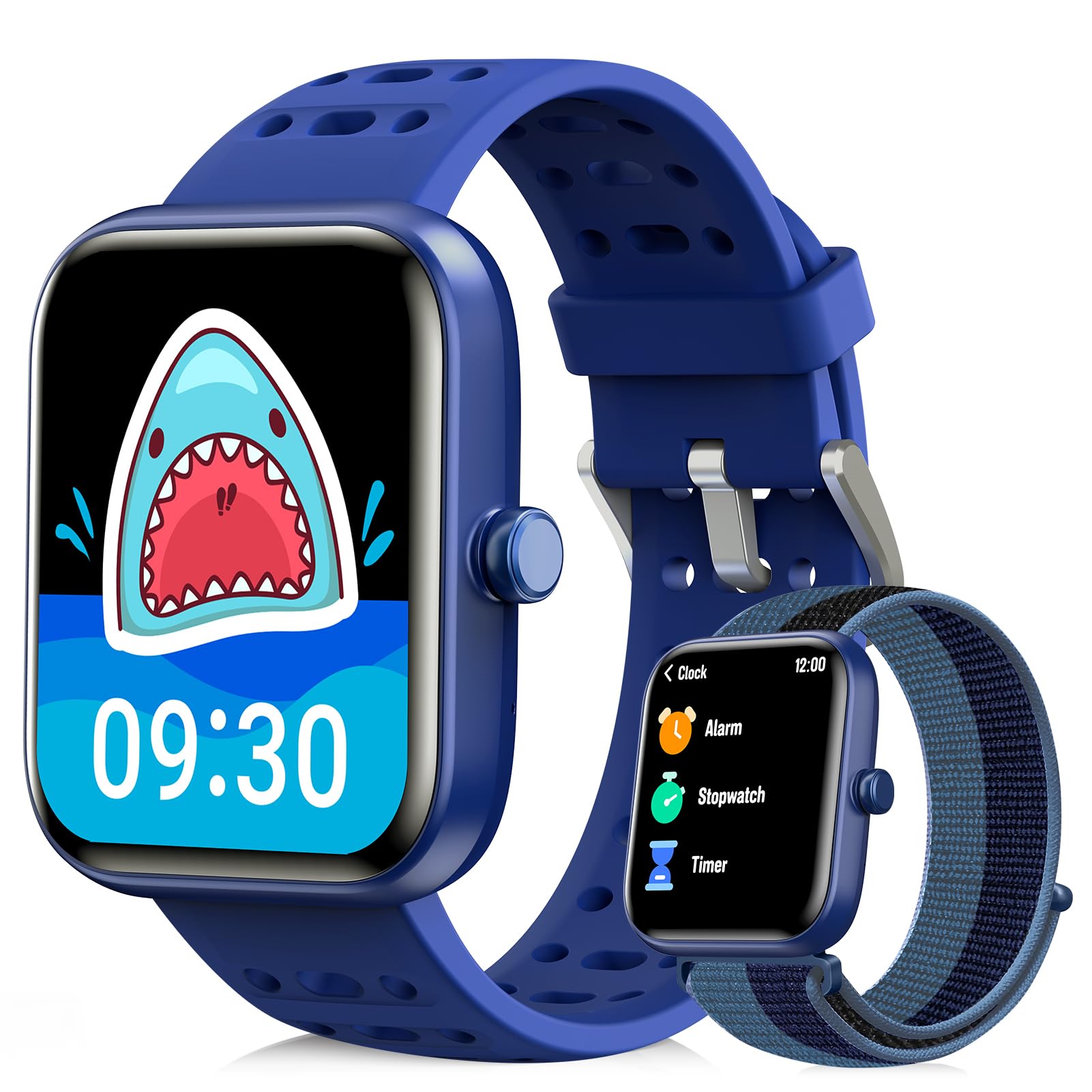 Photo 1 of ENOMIR Kids Smartwatch with Health Monitor, Pedometer, 2 Bands
