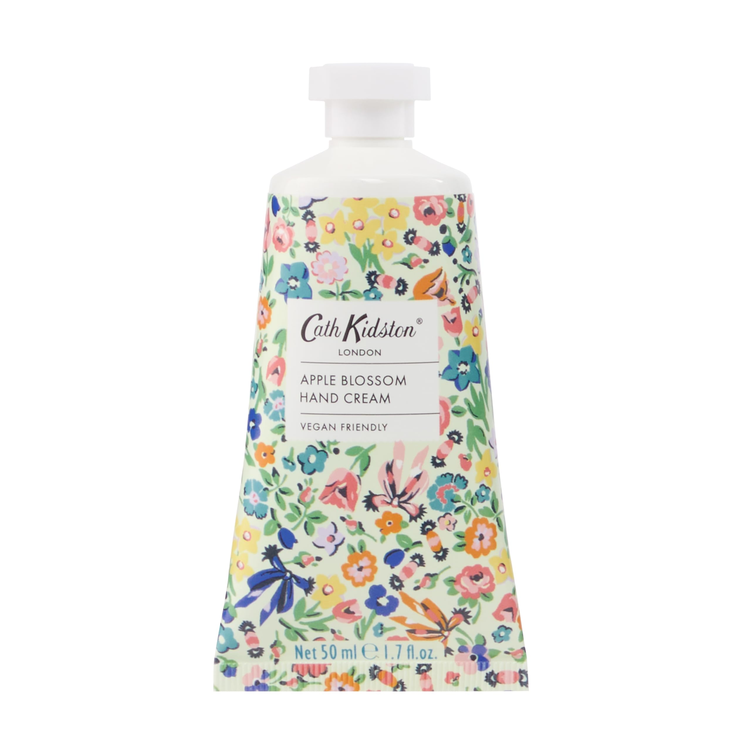 Cath Kidston Hand Cream 50ml, Shea Butter and Vitamin E, Hand Moisturiser, Orchard Apple and Elderflower Fragrance, Pocket and Travel Size, Vegan and Cruetly Free, Beauty Gift for Her