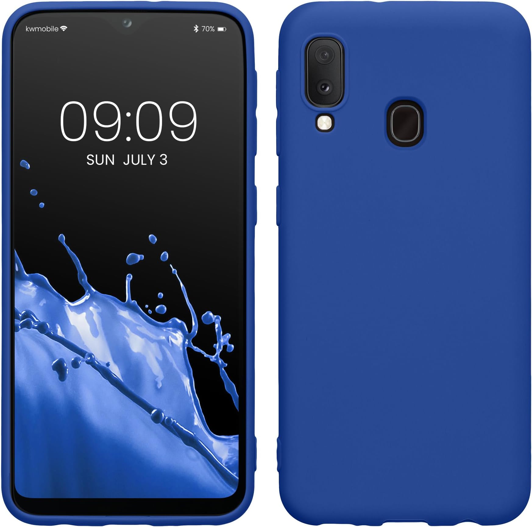 Case for Samsung Galaxy A20e Case - Soft Cover - Shockproof TPU Material - Wireless Charging - Baltic Blue