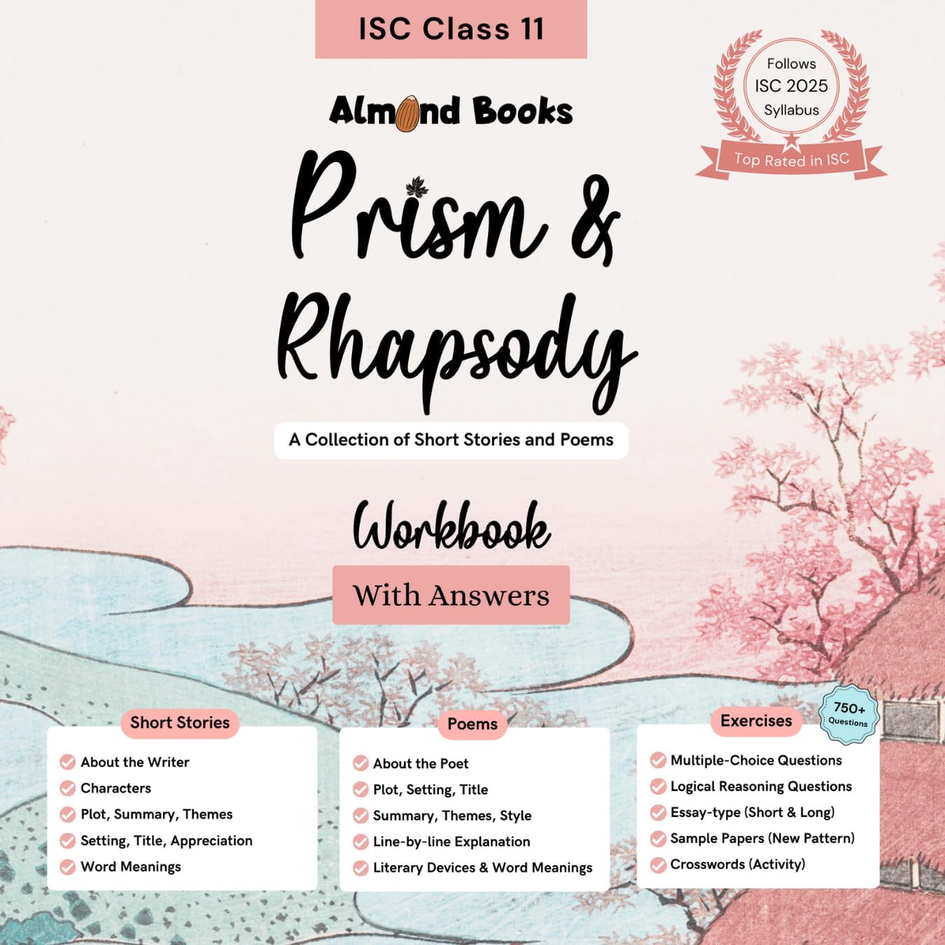 EXAM18 Almond Books ISC Class 11 Prism & Rhapsody: A Workbook for Poems & Short Stories with Answers Paperback – Big Book