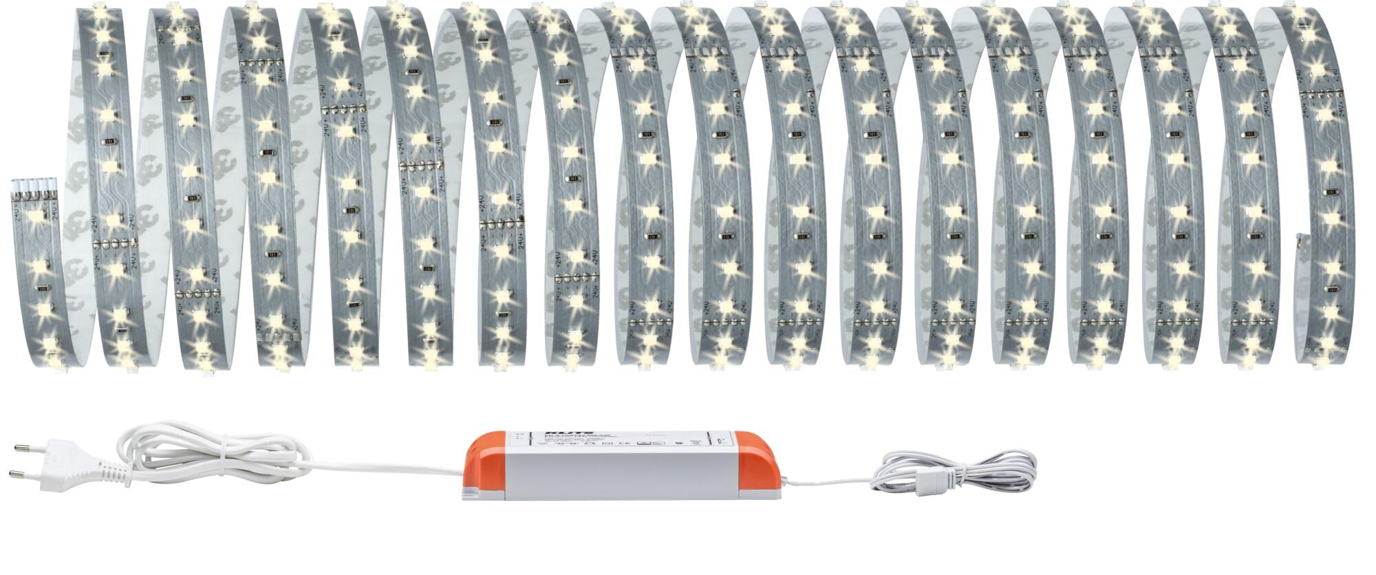 Paulmann Function MaxLED 500 Basisset 10m Warmweiß 33W 230/24V 75VA Silber