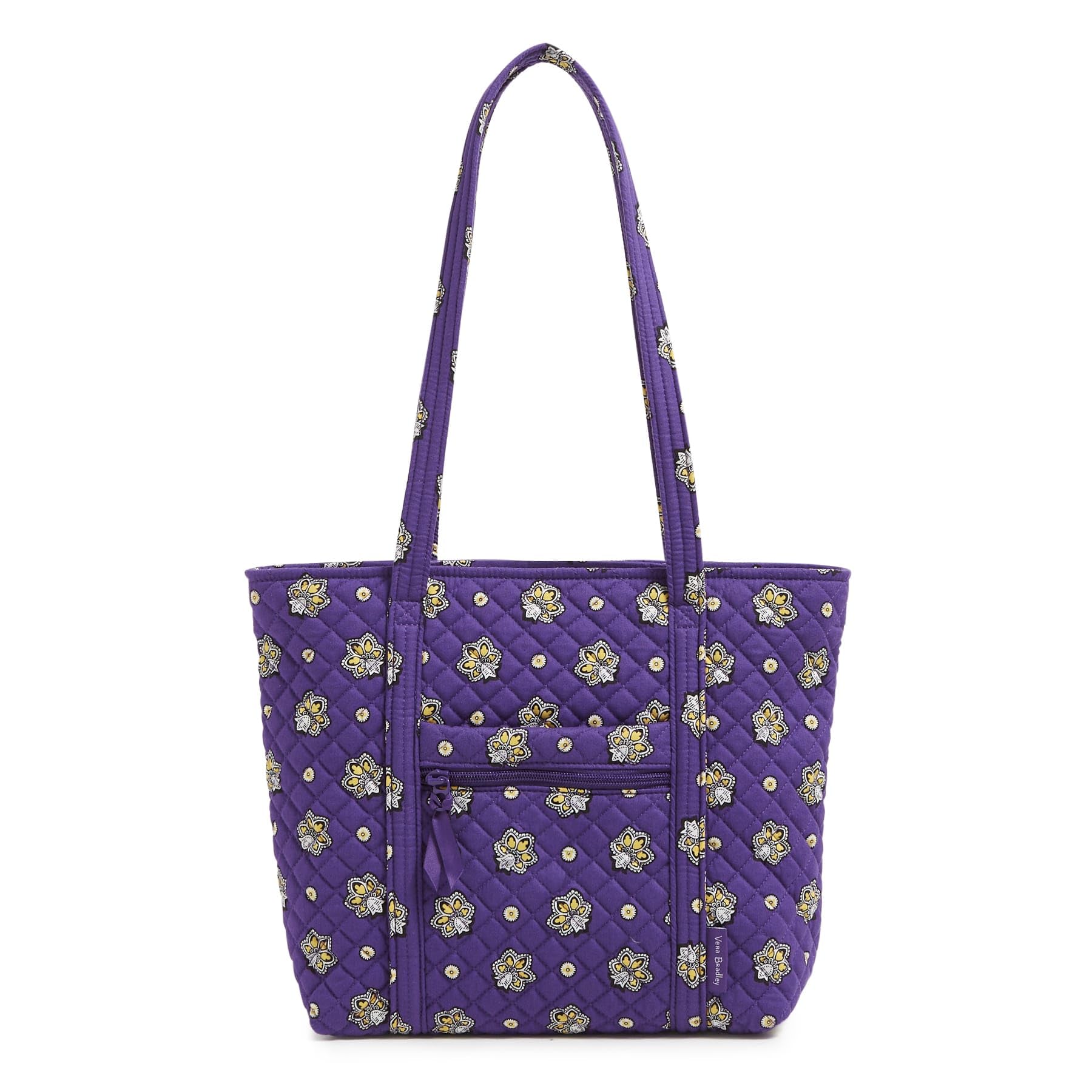 Vera Bradley Premium Cotton Small Vera Tote Bag