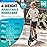 BELEEV V5 Scooters for Kids 6 Years and up, Folding Kick Scooter 2 Wheel for Adults Teens, 4 Adjustable Handlebar, 230mm Big Wheels, Lightweight Sports Commuter Scooter, up to 245lbs(Grey)