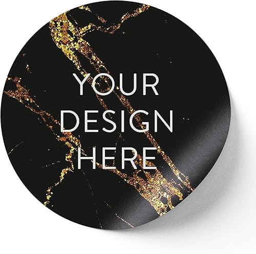 Vista 781 de DayStar Custom Signs & Design - 100 adhesivos de vinilo personalizables, con texto, imagen, diseño y logotipo; adhesivos para logotipo de embalaje