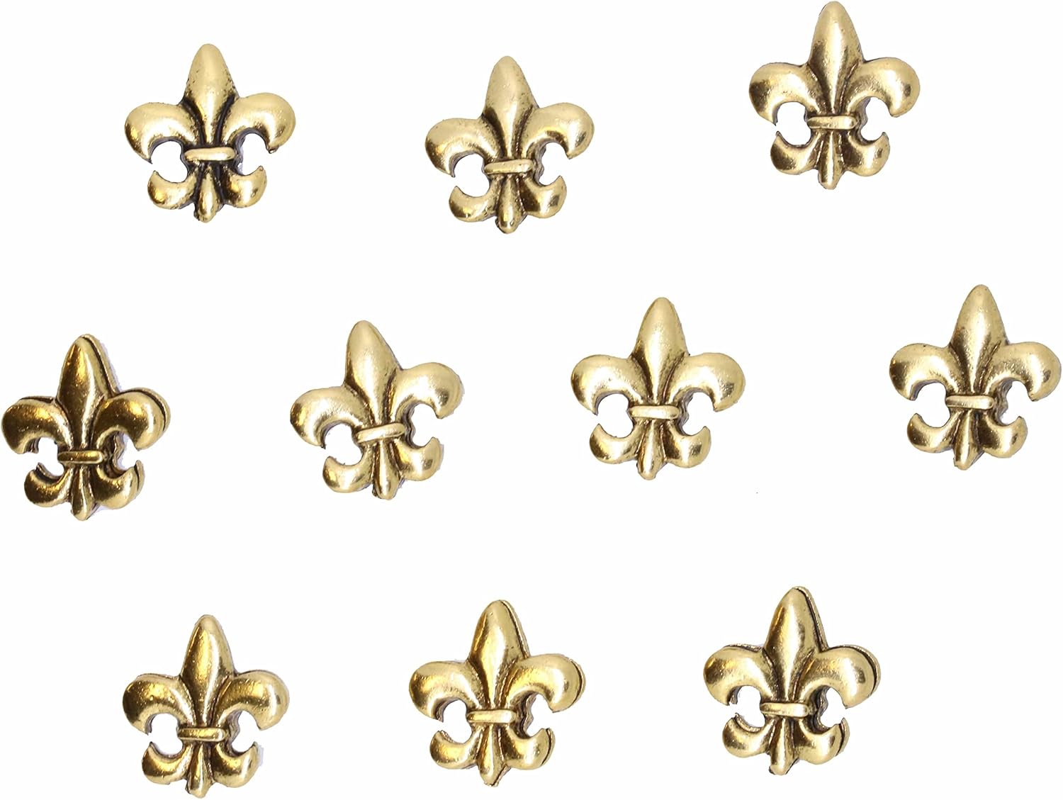 Fleur de Lis Pushpins - Gold Finish