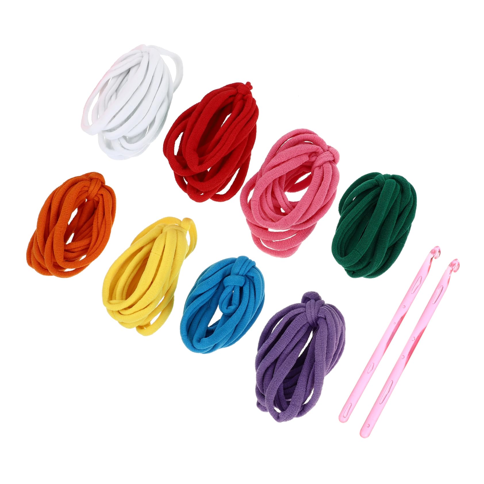 VILLCASE Hand-Knitted Boys and Girls Loom Loop Braided Cotton Rope Elasticity for Boys and Girls Knitting Machine