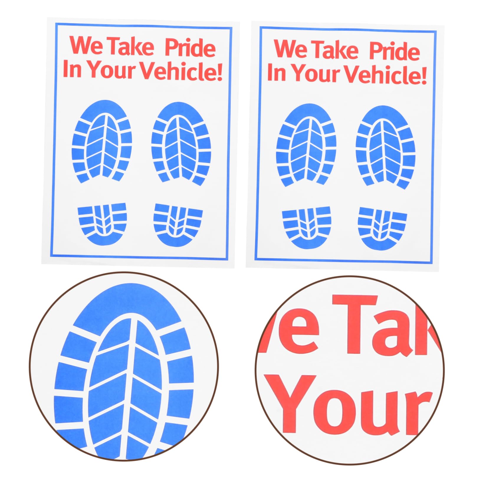 ibasenice 100pièces Tapis Pied Voiture Jetables Papier Tapis Sol Voiture Résistants à Usure pour Protection Et Confort pour Détail Automobile Et Entretien