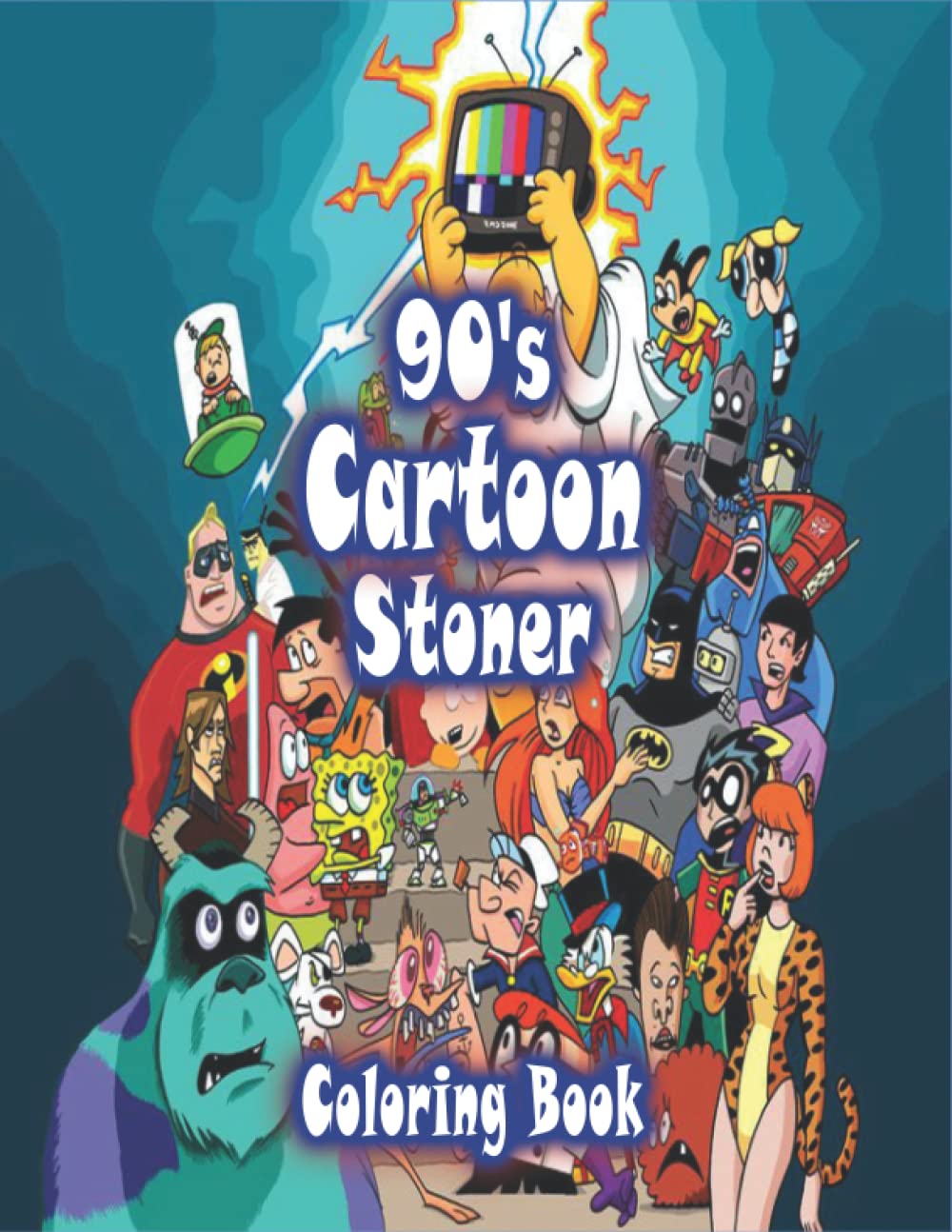 Buy 90s Cartoon Stoner Coloring - 716LLn3H03L 