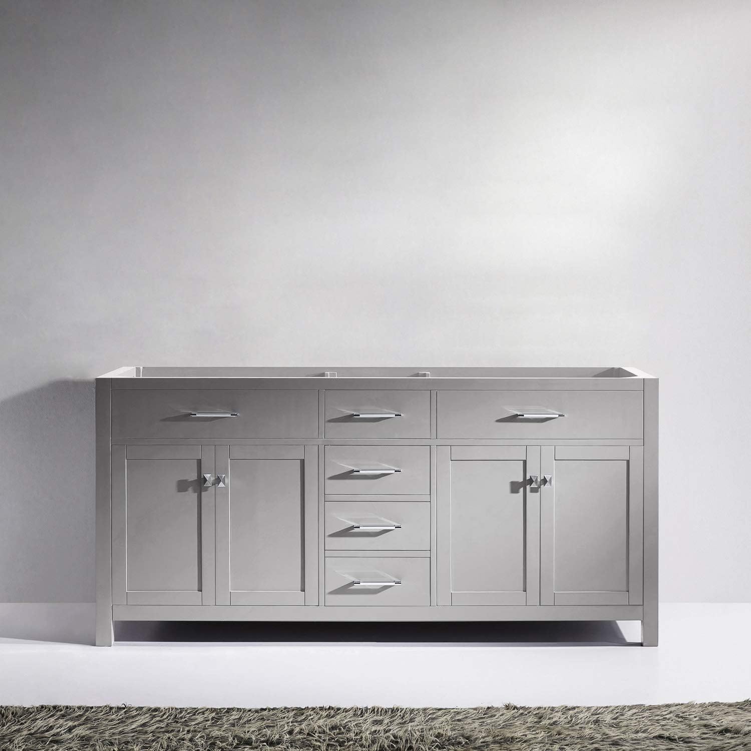 Virtu USA MD-2072-CAB-WH Caroline Bathroom Vanity 72 inches White : Everything Else