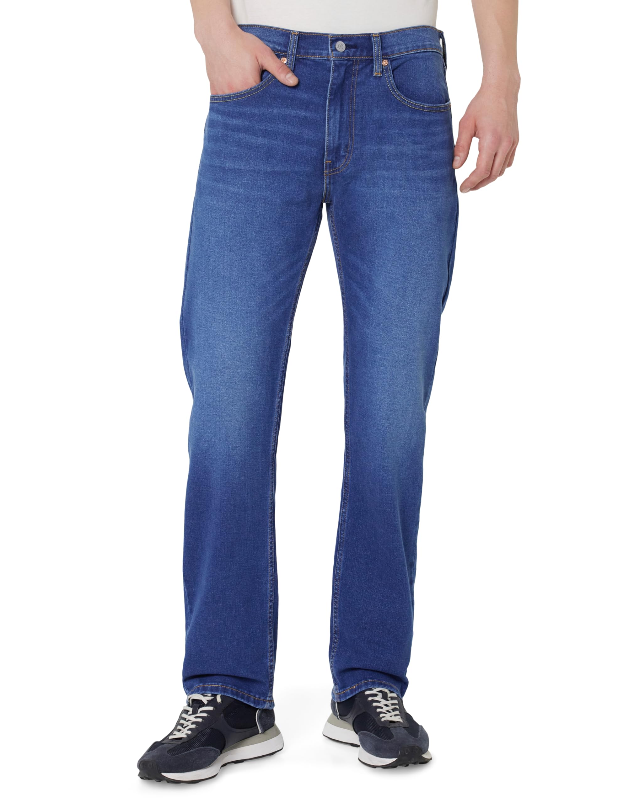 levi's Men's 505 Straight Fit Mid Rise Jeans-picture-18