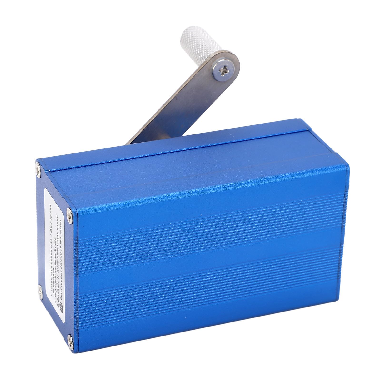 Generatore a Manovella, Guscio in Lega di Alluminio, Ricaricabile Tramite USB, Generatore di Carica di Emergenza per Alimentazione, Esterno